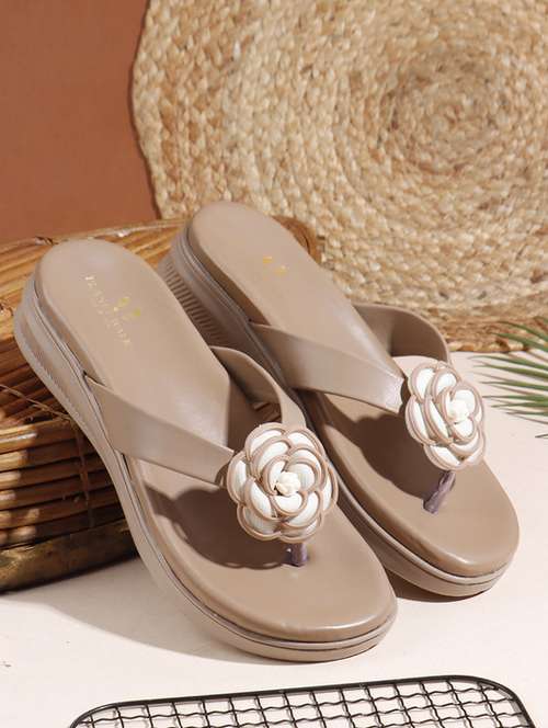 women brown slip on ballerina - 21844836 -  Standard Image - 0