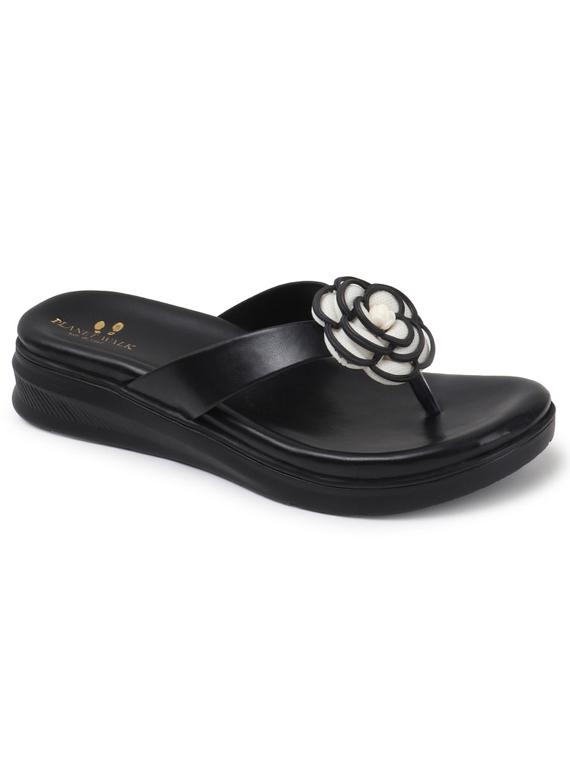 women black slip on ballerina - 21844837 - Standard Image - 2