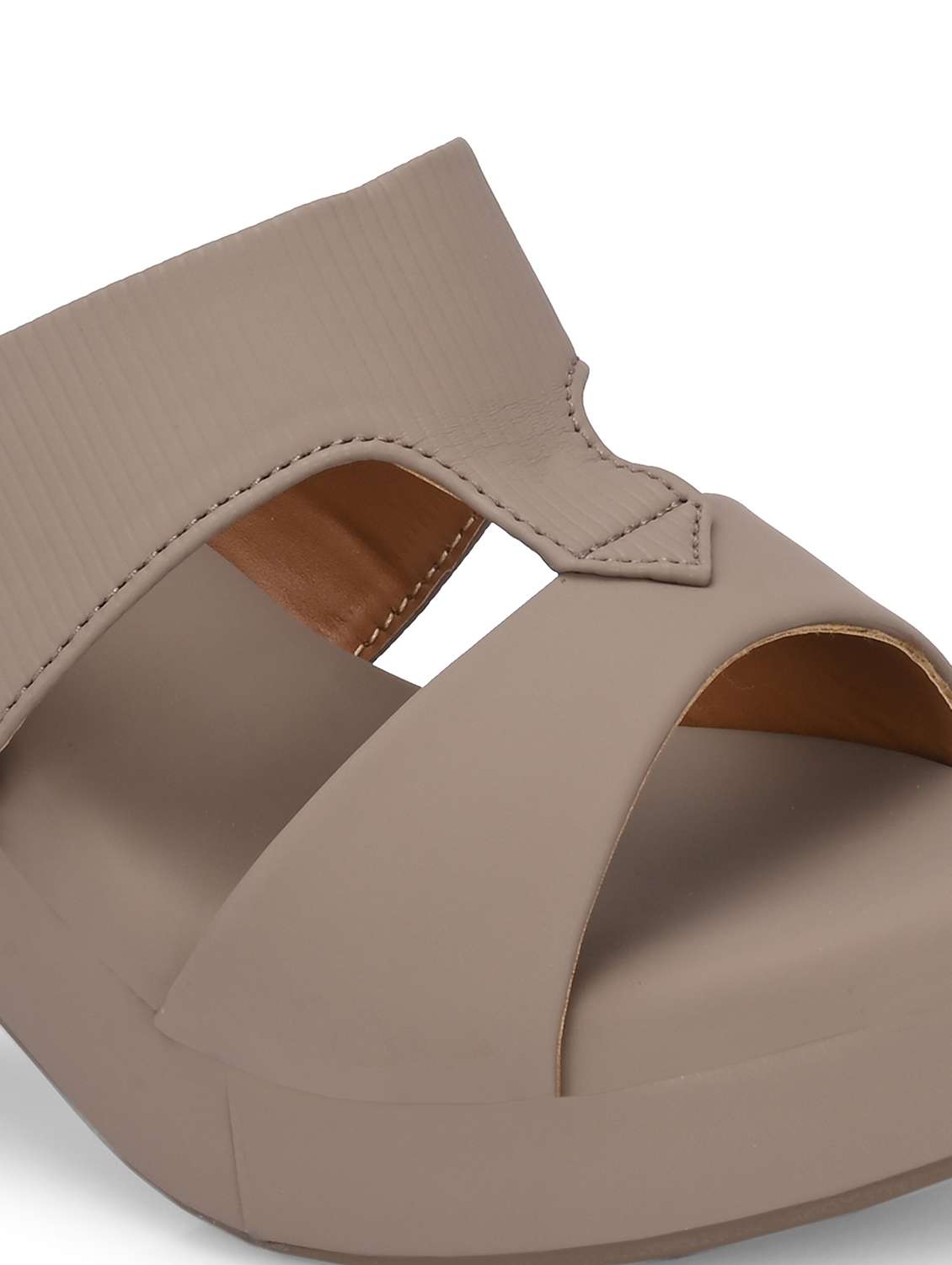 women grey slip on sandal - 21845518 -  Standard Image - 7