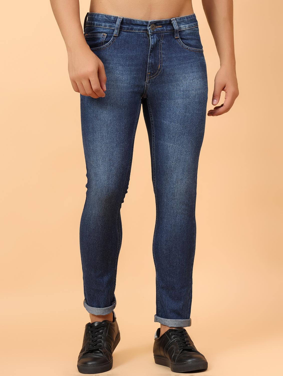 men blue mid rise ankle length denim jean - 21853426 - Zoom Image - 0