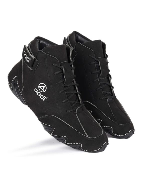 men black lace up casual shoes - 21853500 - Zoom Image - 0