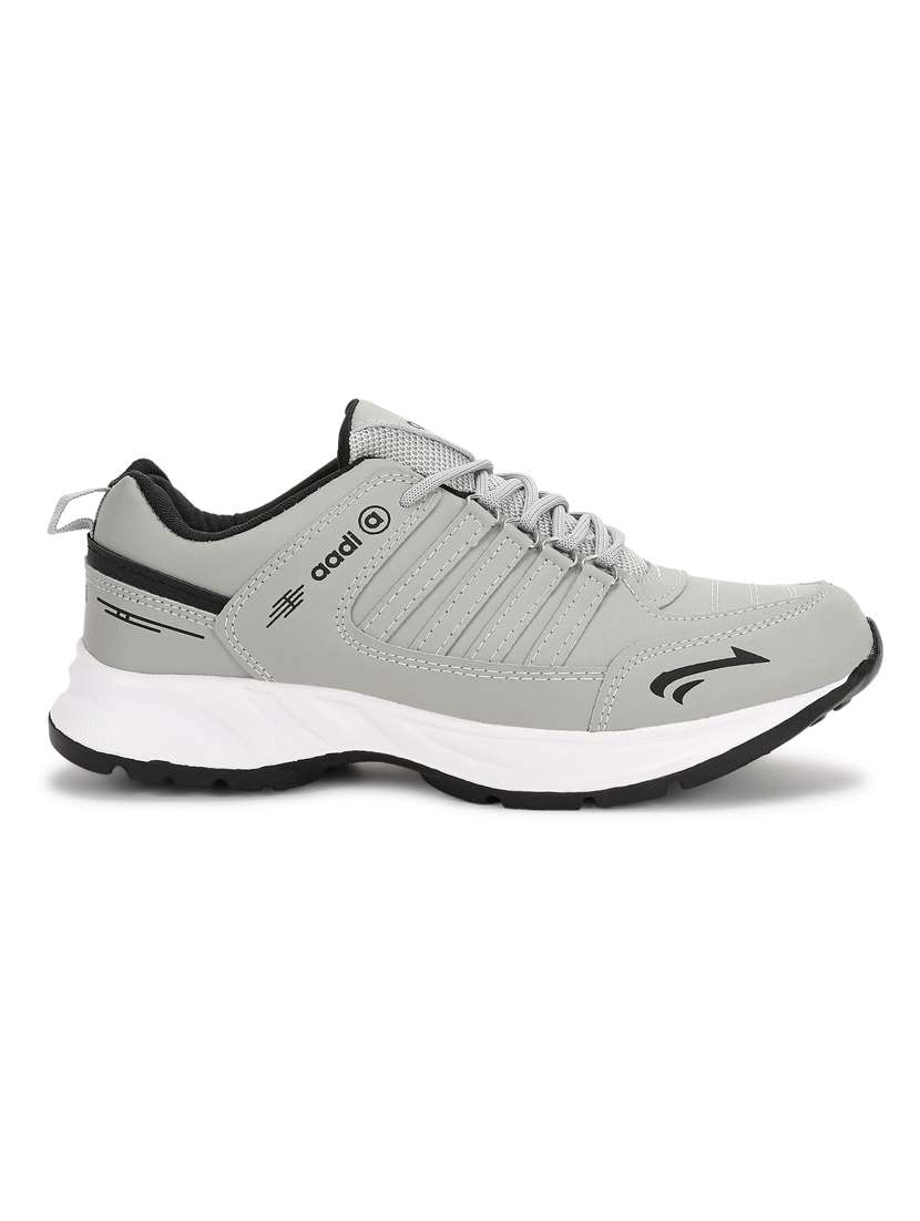men grey lace up sport shoe - 21853532 -  Standard Image - 2