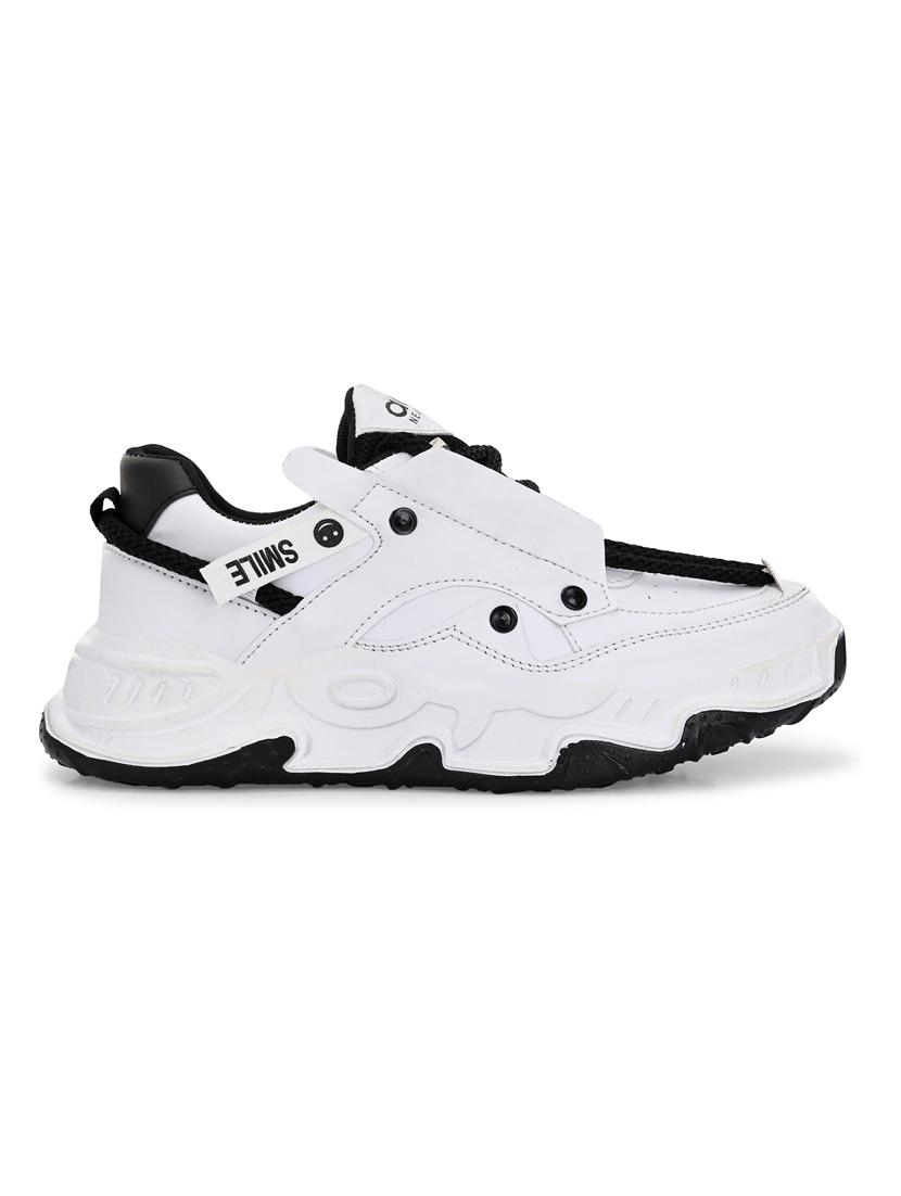 men white lace up sneaker - 21853541 - Standard Image - 2