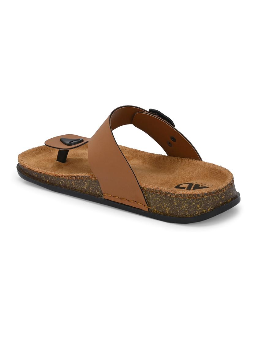 men tan toe separator sandal - 21853596 - Standard Image - 2