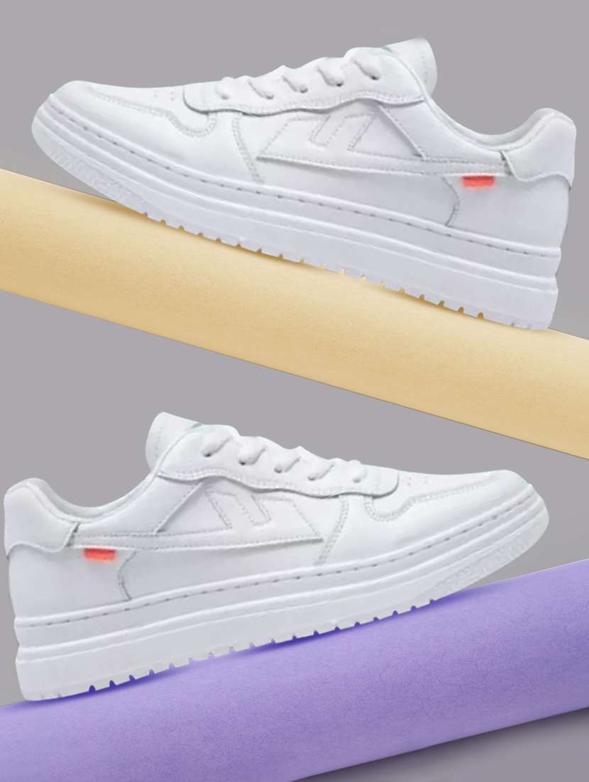 men white lace up sneaker - 21853635 - Zoom Image - 0