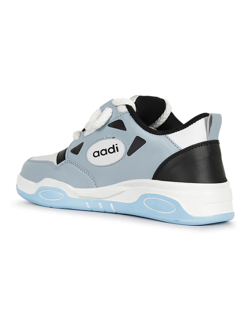 women light blue lace up sneaker - 21853641 - Standard Image - 2