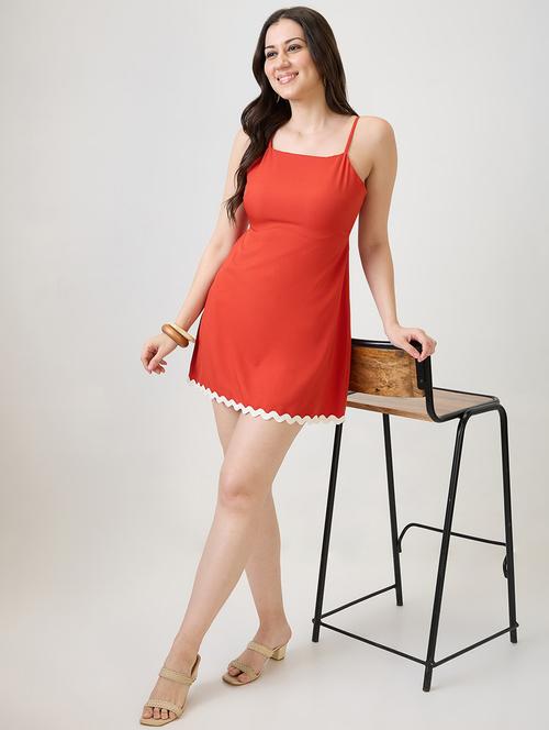 women solid sleeveless backless a-line dress - 21853713 -  Standard Image - 0