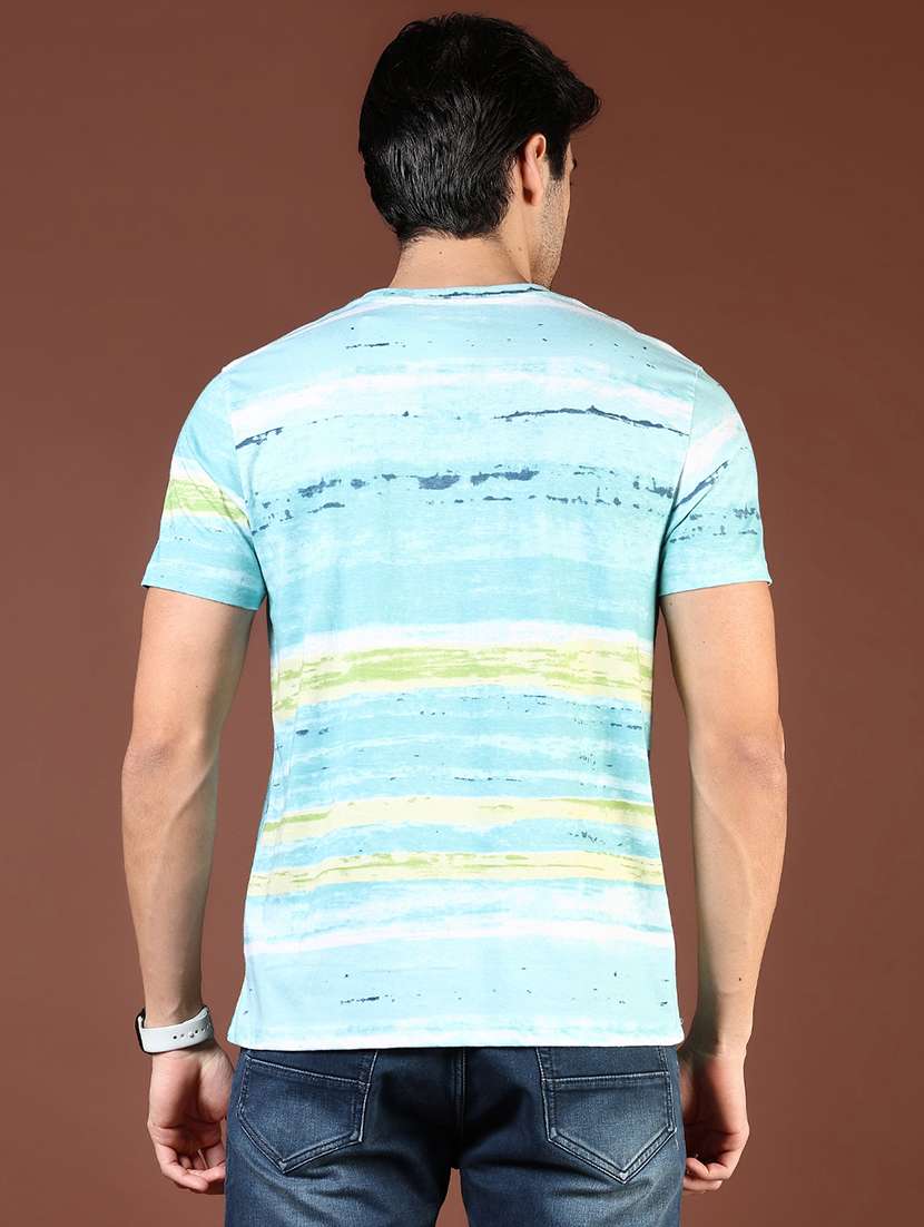 men printed short sleeves regular fit t-shirt - 21853919 - Standard Image - 2