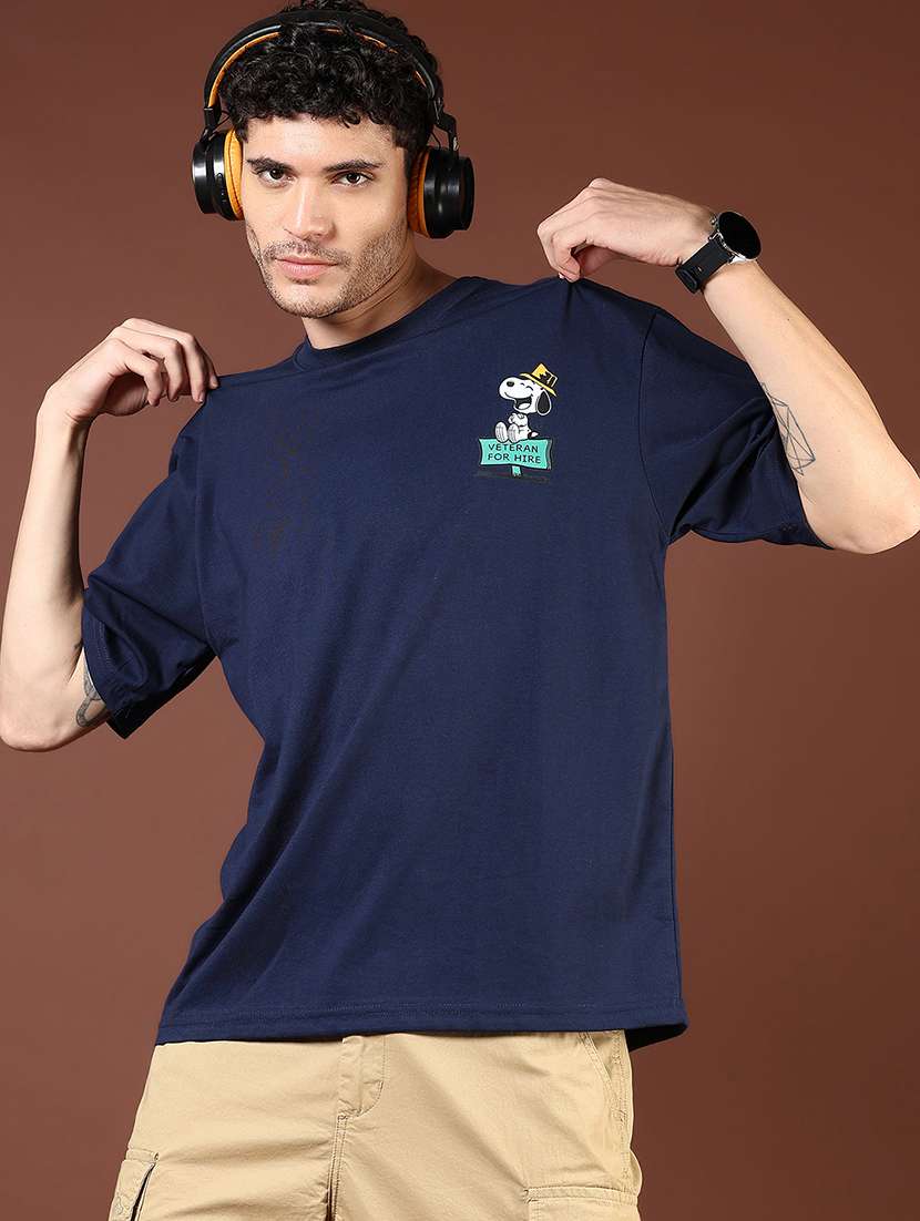 men printed short sleeve loose fit t-shirt - 21853958 -  Standard Image - 2