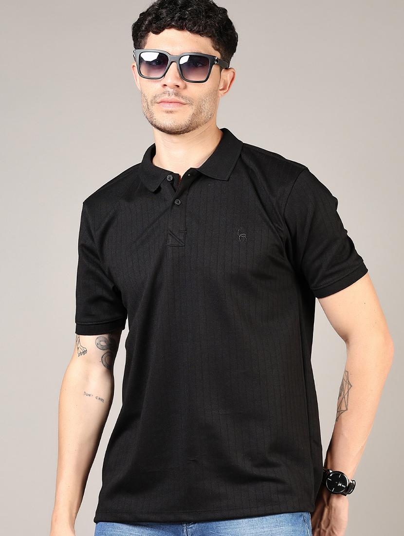 men solid short sleeve regular fit polo t-shirt - 21853976 -  Zoom Image - 0