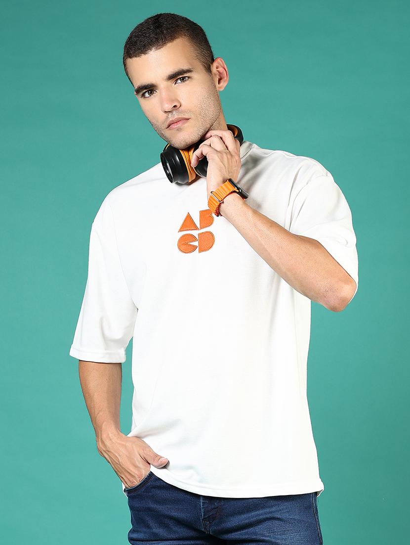 men printed short sleeve loose fit t-shirt