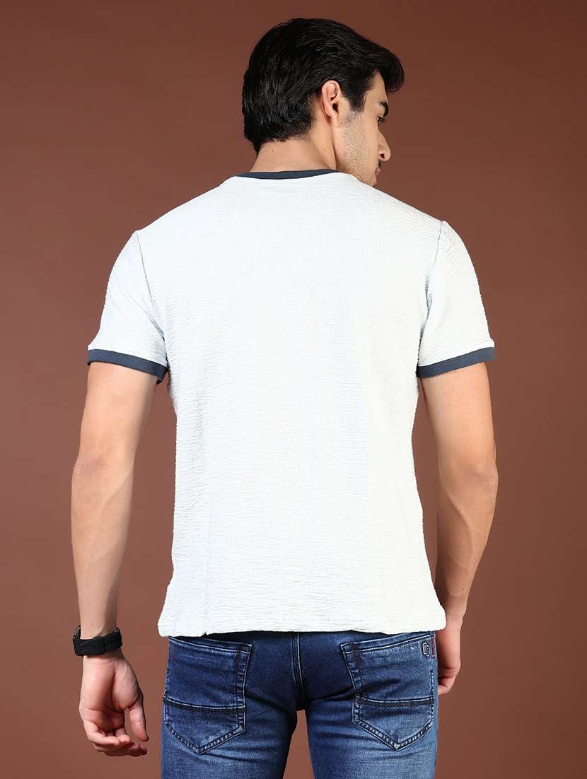 men solid short sleeve regular fit t-shirt - 21854005 -  Standard Image - 2