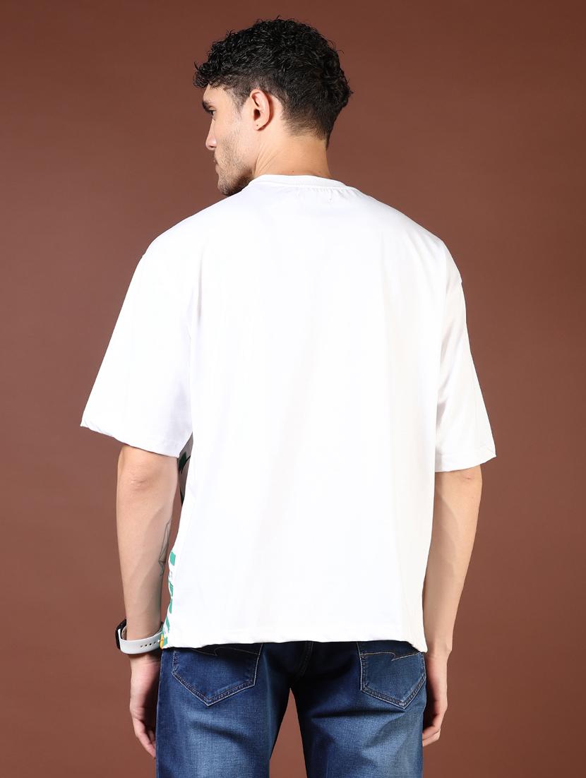 men white graphic short sleeve regular fit t-shirt - 21854012 - Standard Image - 2