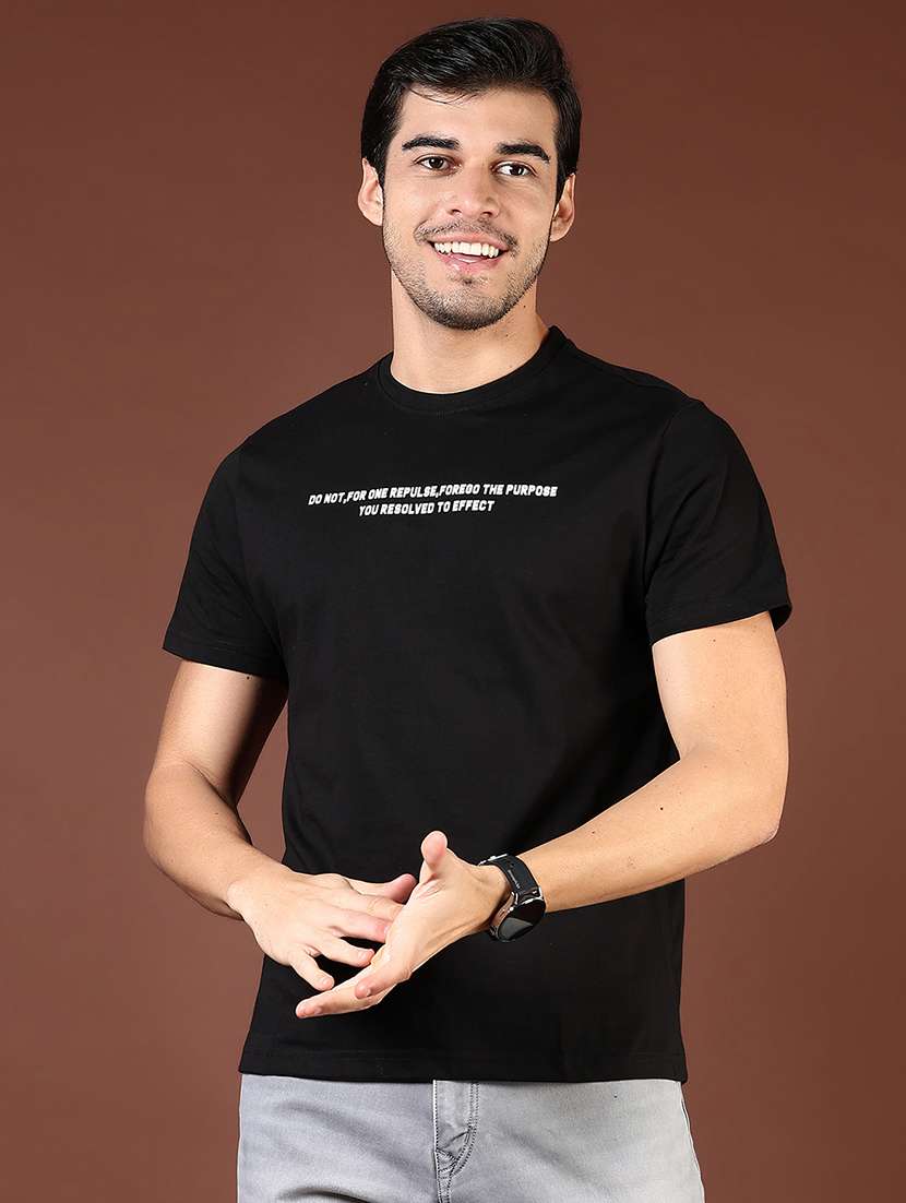 men printed short sleeve regular fit t-shirt - 21854023 -  Standard Image - 2