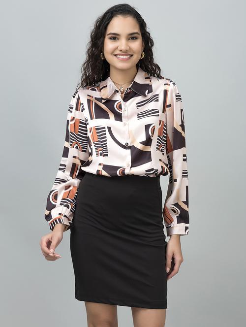 women solid long sleeves regular fit shirt - 21854193 -  Standard Image - 0