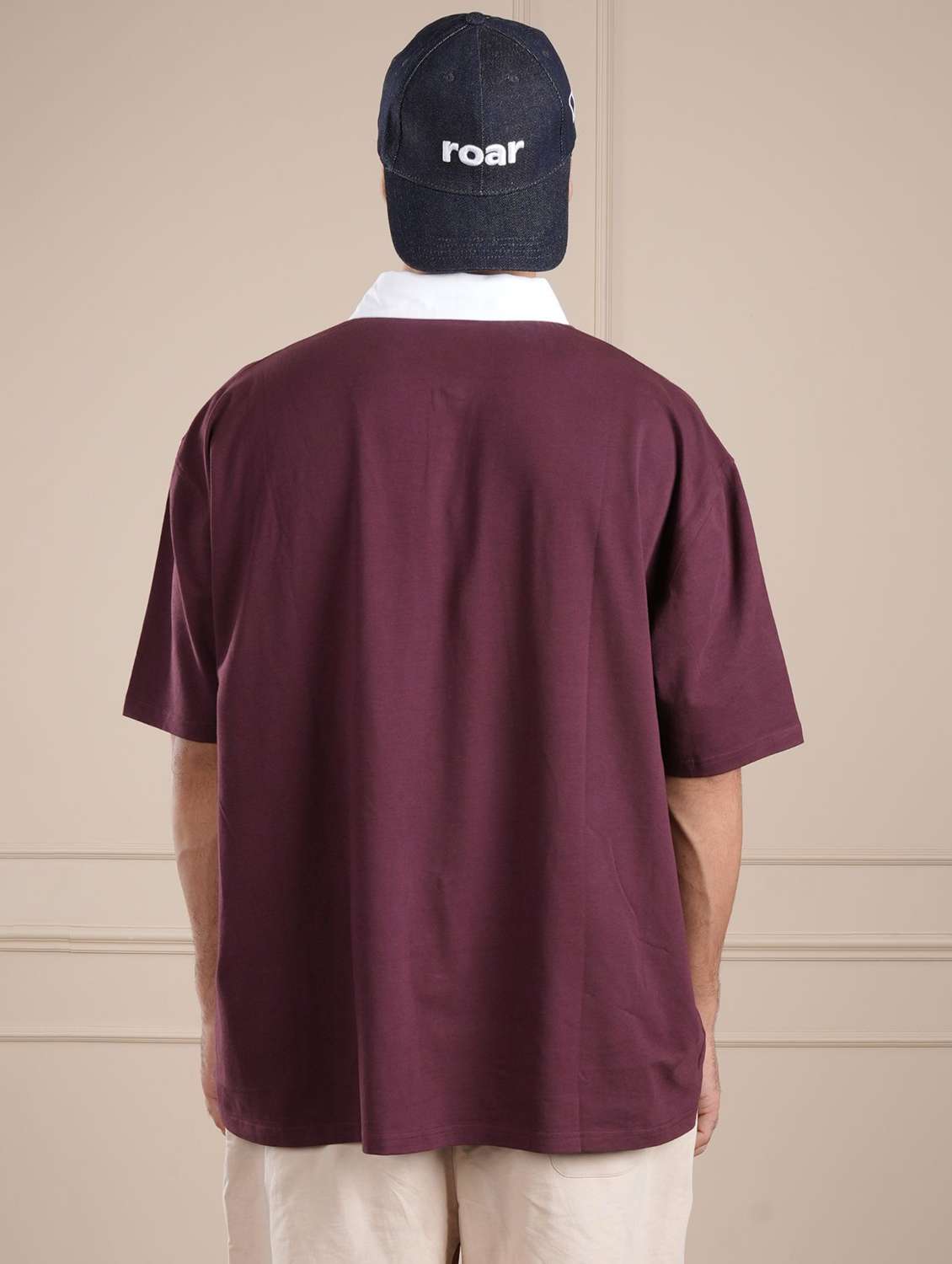 men maroon solid short sleeve regular fit polo t-shirt - 21854329 -  Standard Image - 2