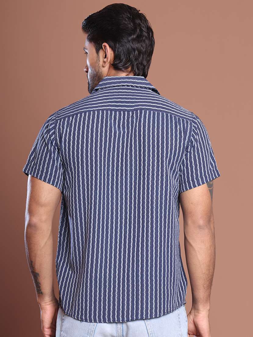 men self design short sleeve regular fit casual shirt - 21854406 -  Standard Image - 2