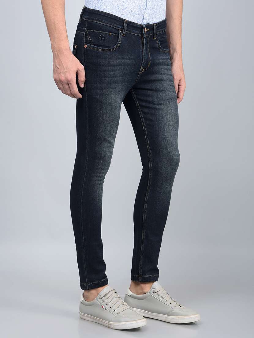 men mid rise ankle length denim jeans - 21854585 -  Standard Image - 2