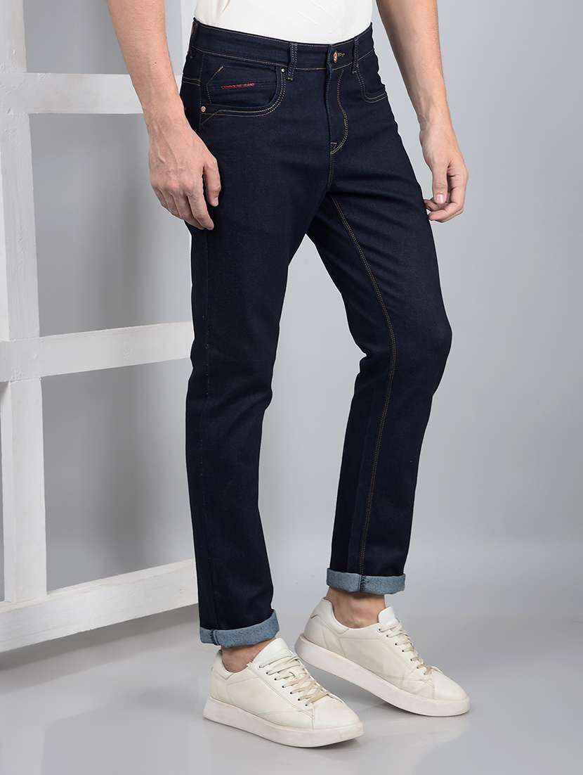 men mid rise full length denim jeans - 21854586 -  Standard Image - 2
