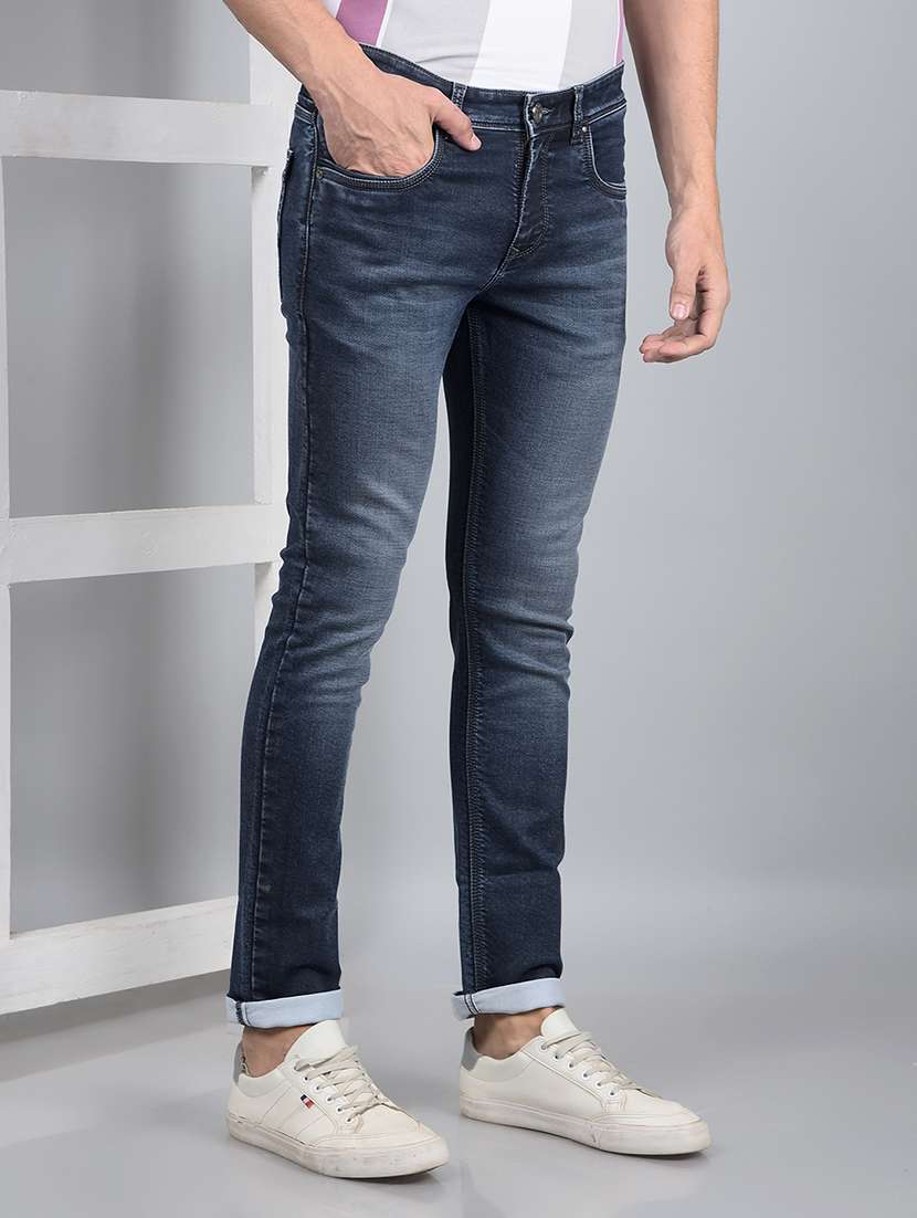 men mid rise full length denim jeans - 21854591 -  Standard Image - 2