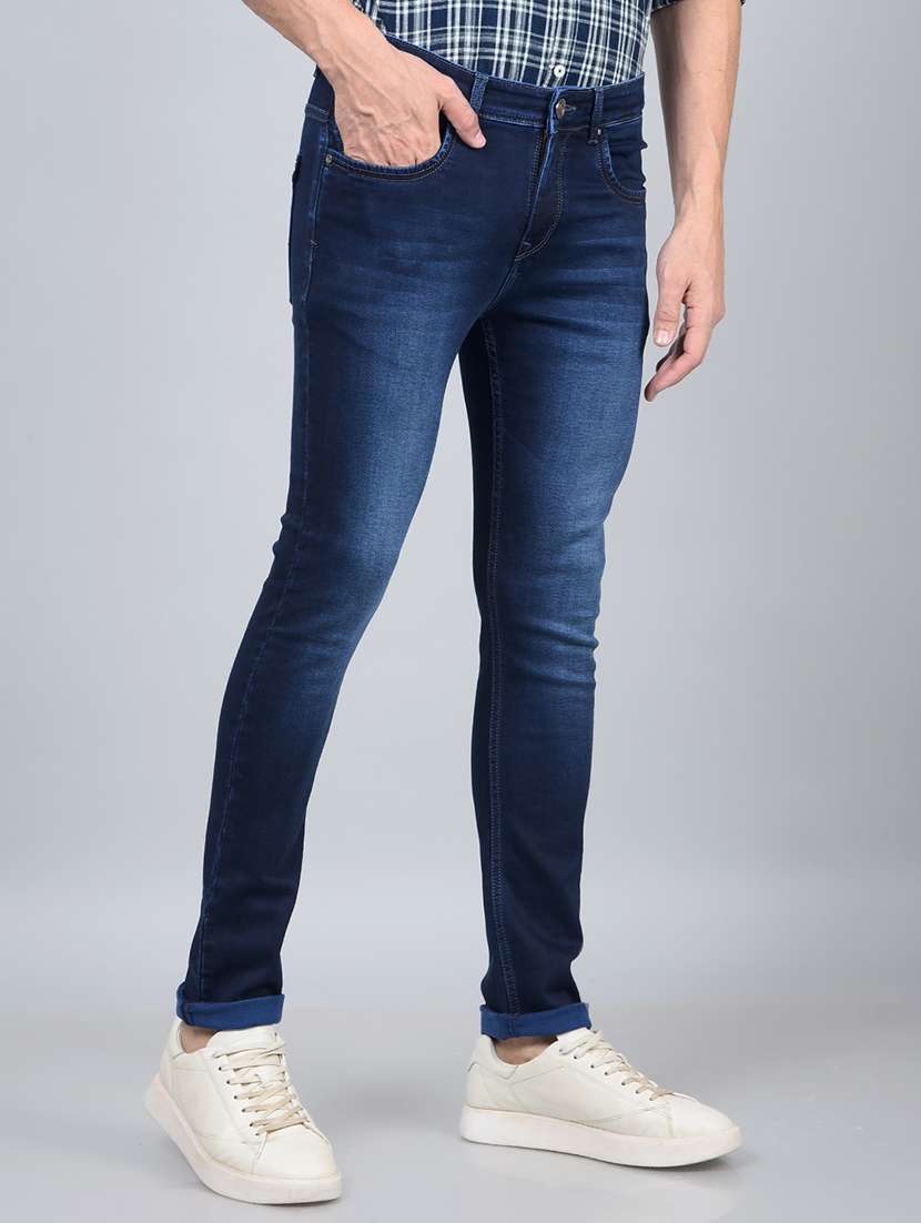 men mid rise full length denim jeans - 21854594 -  Standard Image - 2