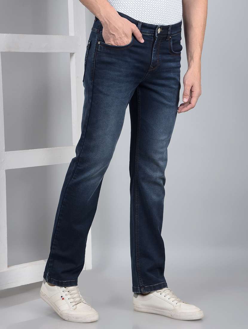 men mid rise full length denim jeans - 21854596 -  Standard Image - 2