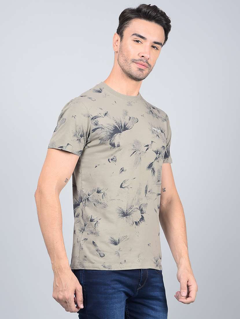 men printed short sleeve slim fit t-shirt  - 21854774 -  Standard Image - 2