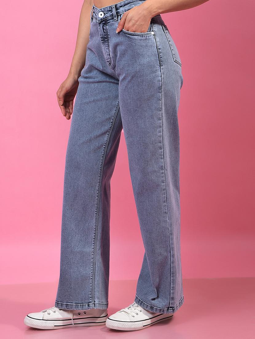 women solid mid rise bootcut cargo - 21854851 - Standard Image - 2