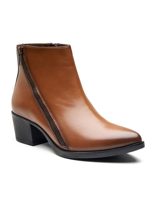 women tan ankle length boot - 21854957 -  Standard Image - 0