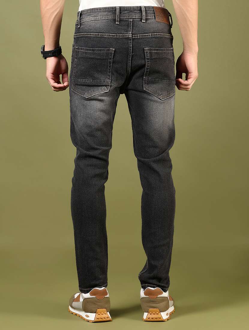 men grey mid rise ankle length jeans - 21855147 -  Standard Image - 2
