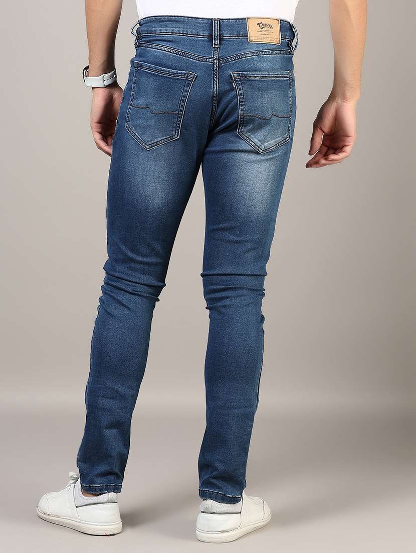 men blue mid rise full length denim jeans - 21855228 -  Standard Image - 2