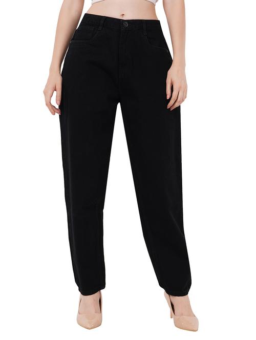 women solid high rise mom fit jean - 21855522 -  Standard Image - 0