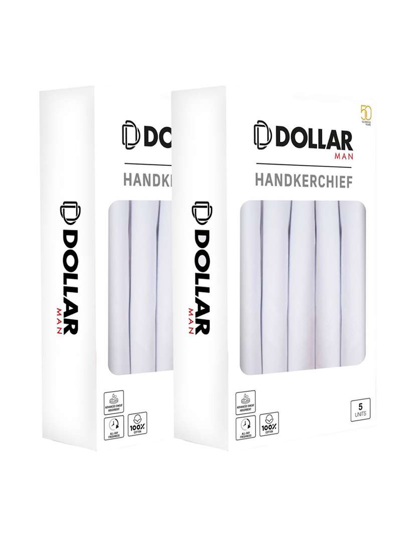 men pack of 10 white handkerchief - 21855612 -  Standard Image - 2