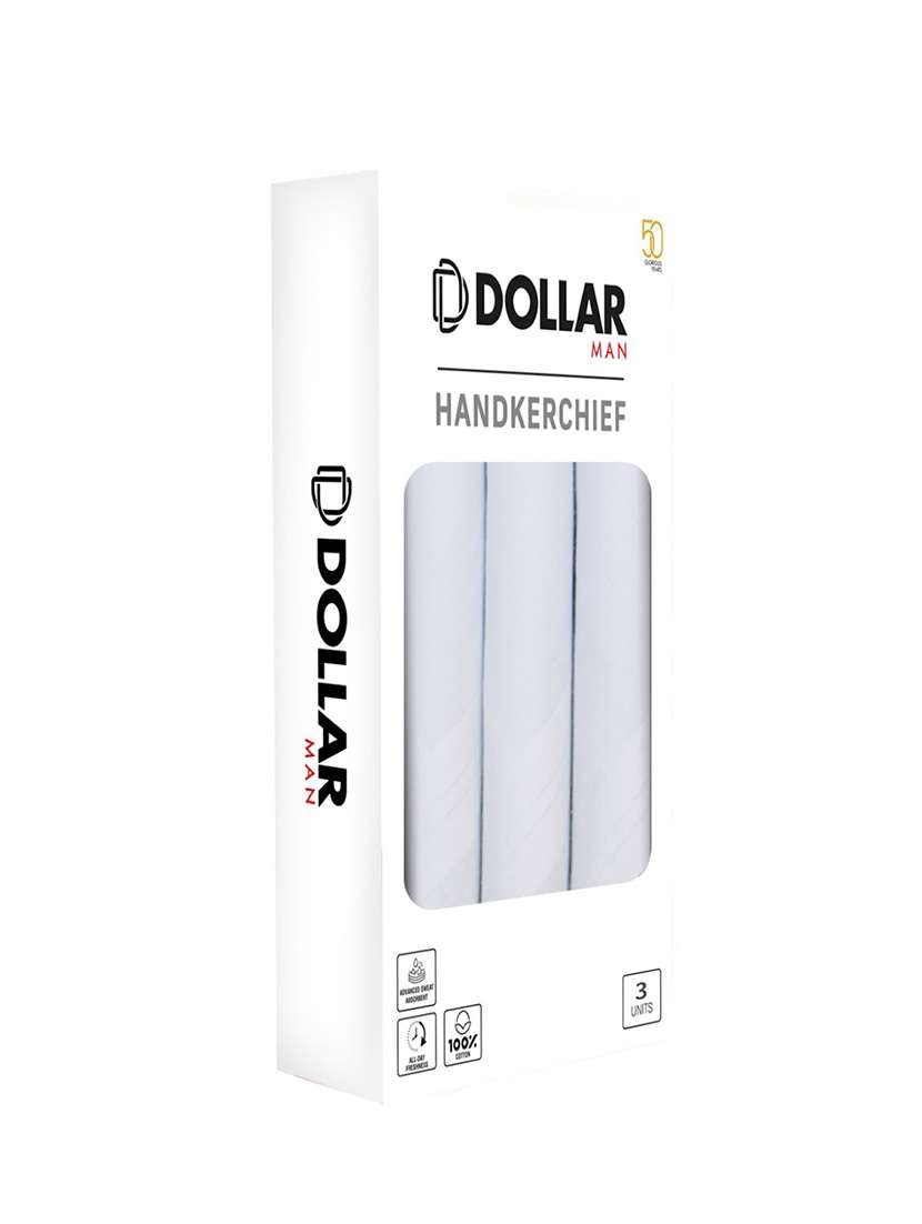 men pack of 3 white handkerchief - 21855613 -  Standard Image - 2