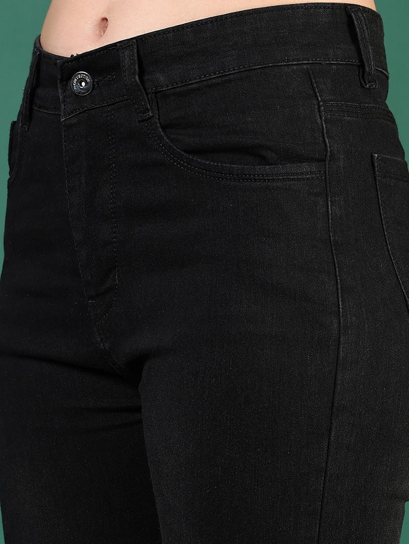 women solid mid rise slim fit jean - 21862437 - Standard Image - 2