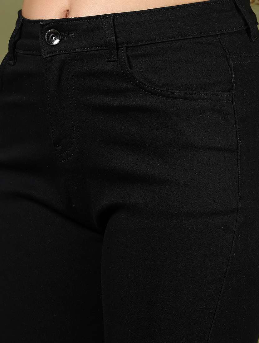 women solid mid rise slim fit jean - 21862443 -  Standard Image - 2