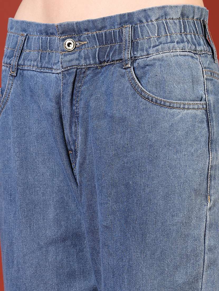 women blue low rise ankle length jeans - 21862459 -  Standard Image - 2