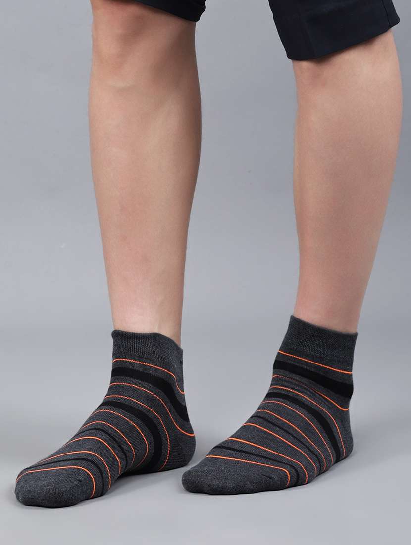 men pack of 3 striped ankle length sock - 21863681 -  Standard Image - 2