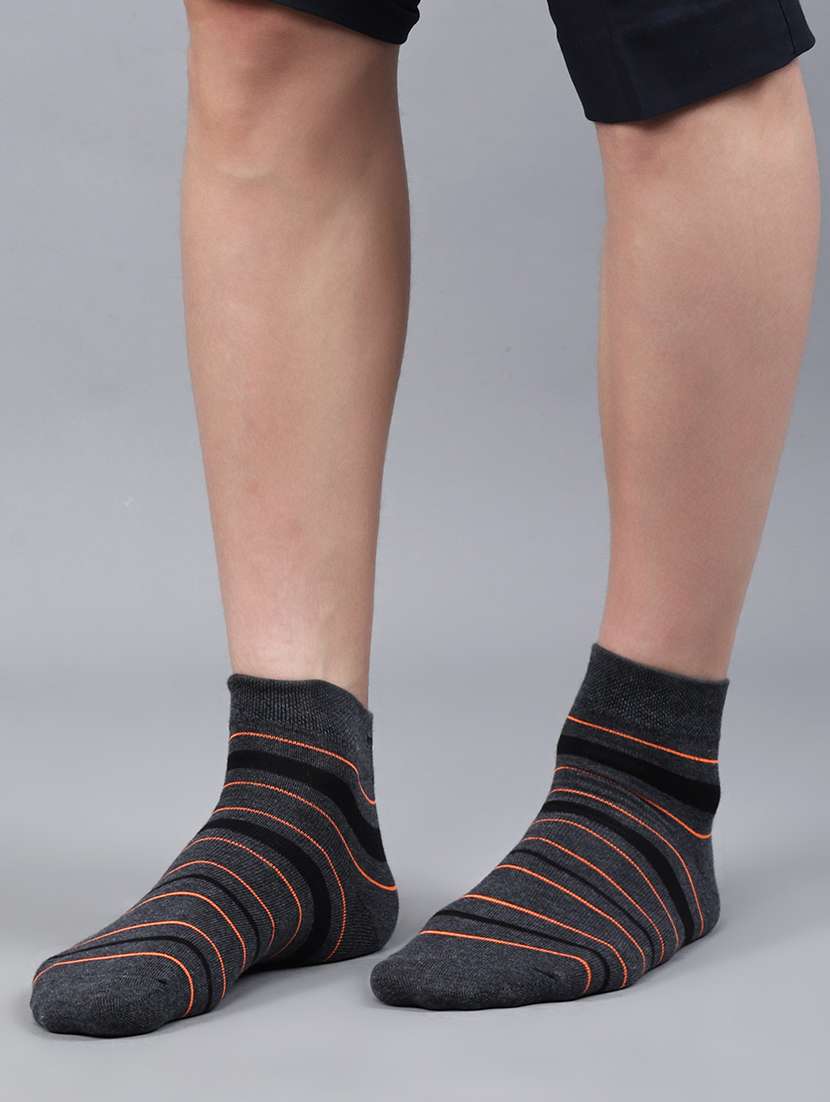 men pack of 3 striped ankle length sock - 21863682 -  Standard Image - 2