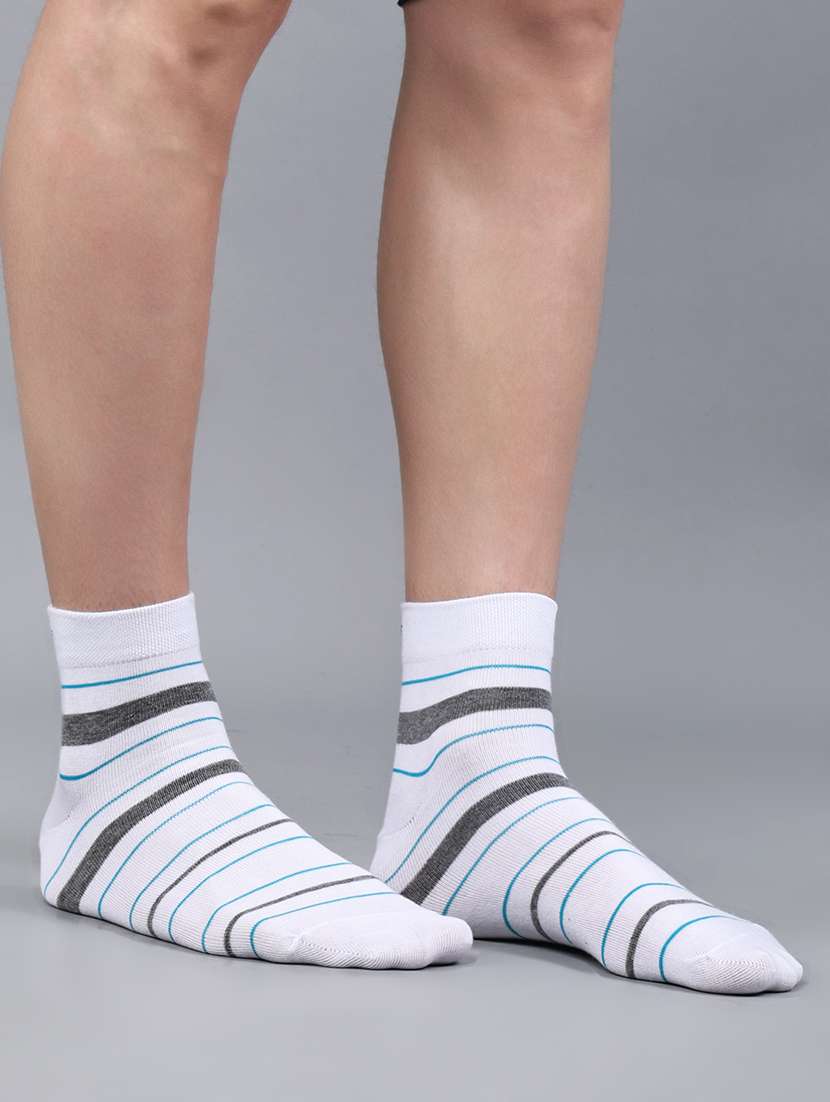 men pack of 3 striped ankle length sock - 21863684 -  Standard Image - 2