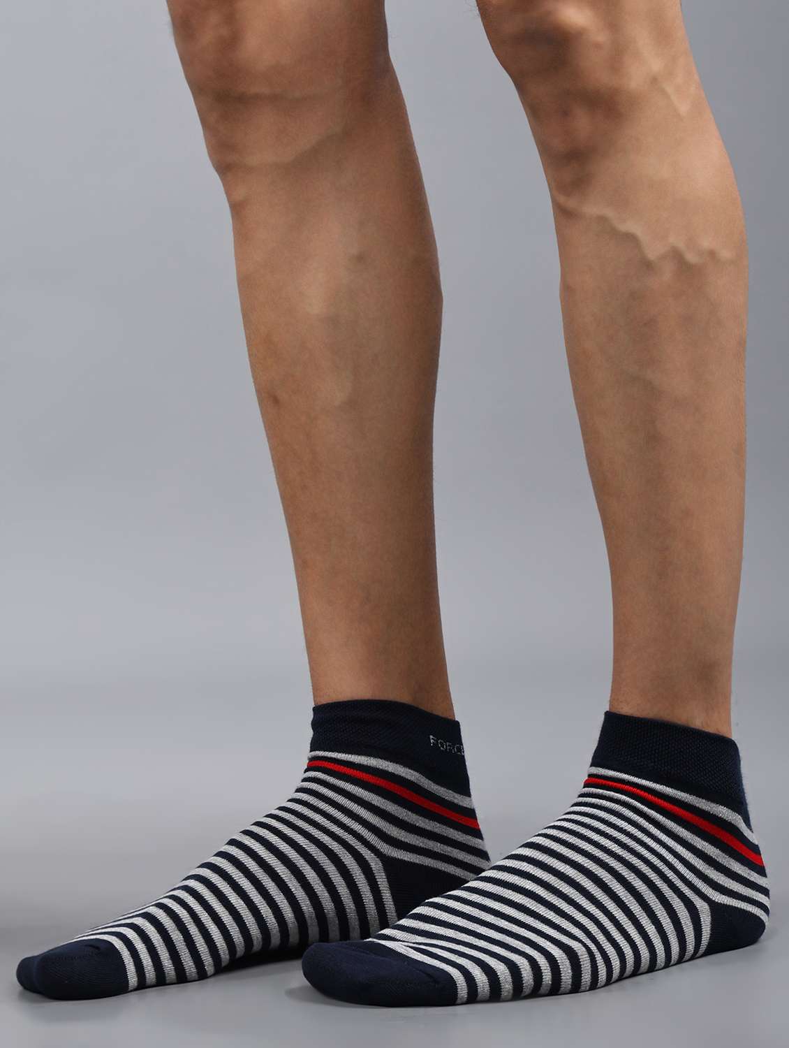 men pack of 3 striped ankle length sock - 21863689 -  Standard Image - 2