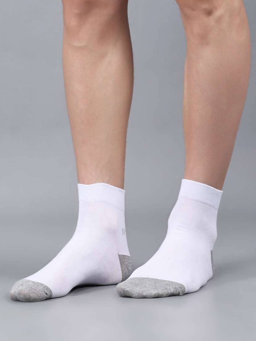 men pack of 3 solid ankle length socks - 21863700 -  Standard Image - 2
