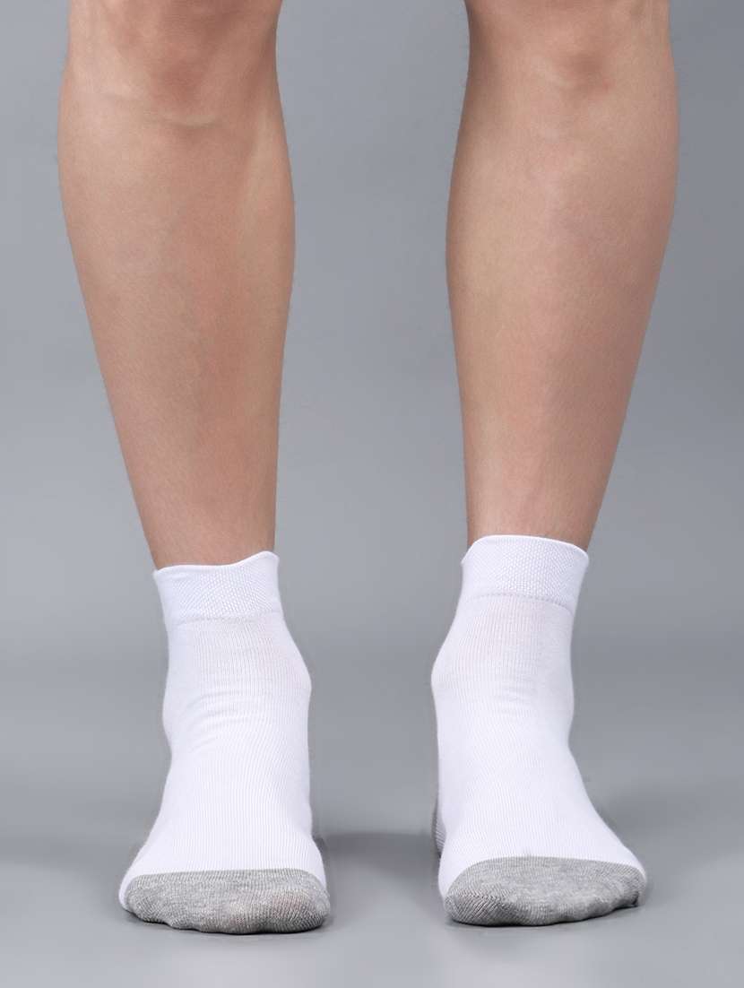 men pack of 3 solid ankle length socks - 21863702 -  Standard Image - 2
