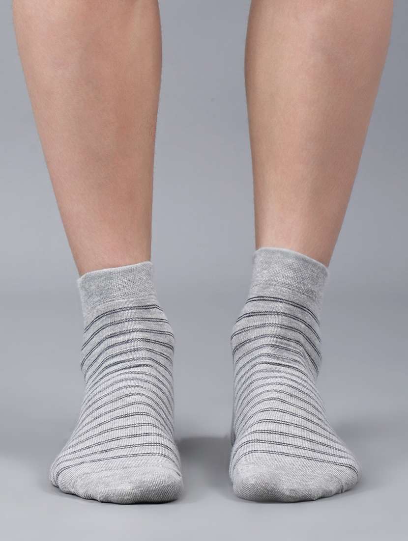men pack of 3 striped ankle length sock - 21863703 -  Standard Image - 2