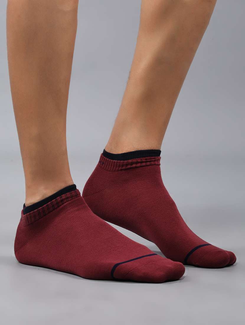 men pack of 3 solid ankle length socks - 21863712 -  Standard Image - 2