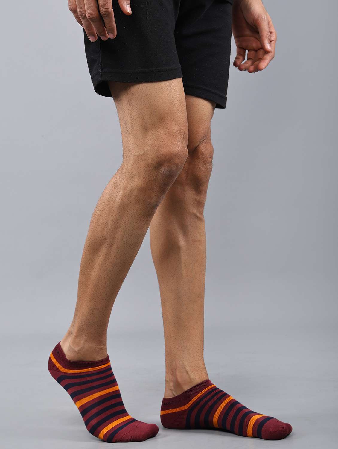 men pack of 3 striped ankle length sock - 21863725 -  Standard Image - 2