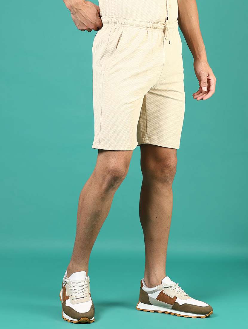 women textured mid irse regular fit short - 21864302 -  Standard Image - 2