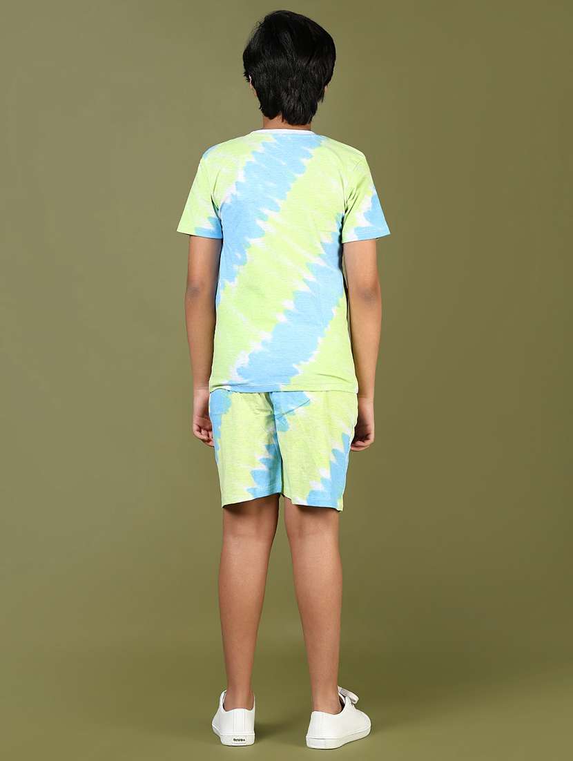 boys printed short sleeves co-ord set - 21864620 -  Standard Image - 2