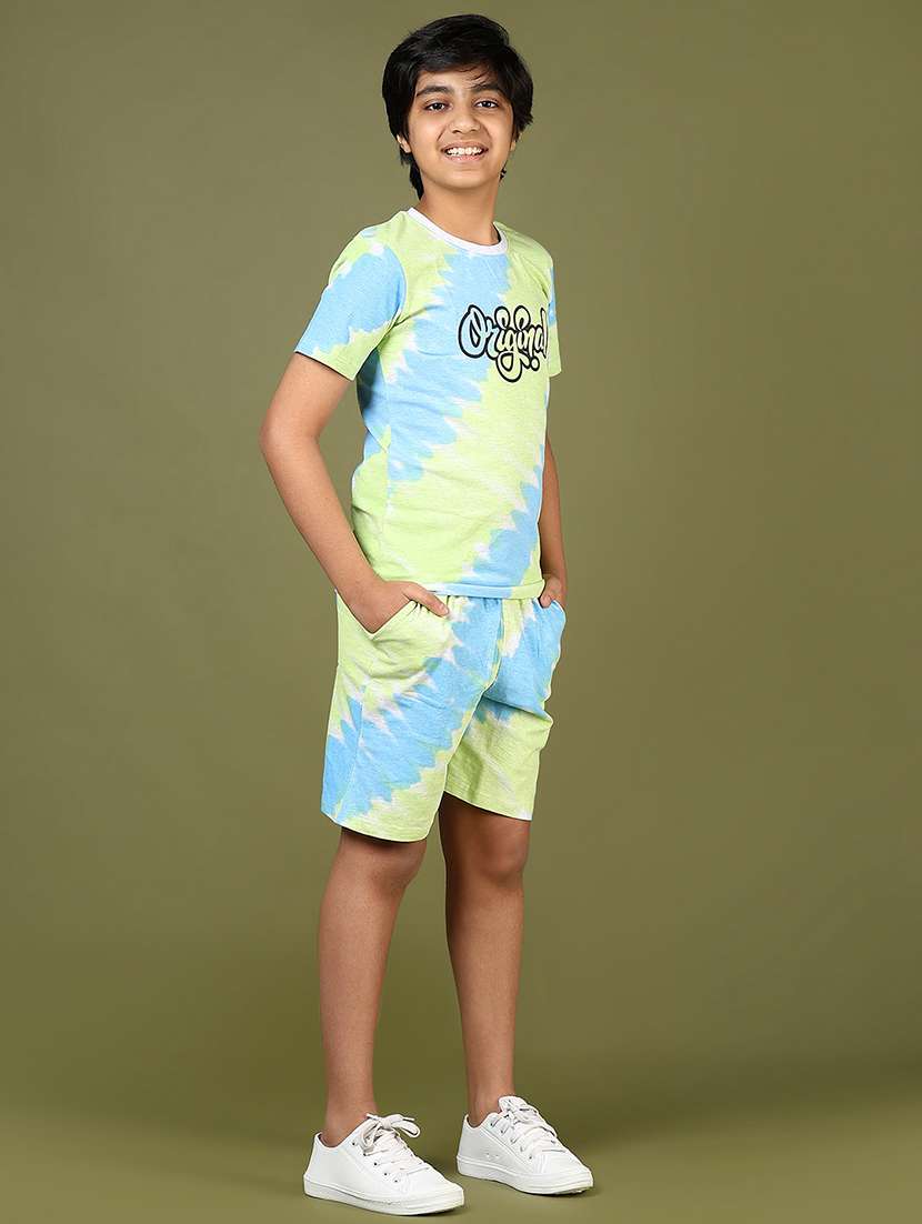 boys printed short sleeves co-ord set - 21864620 -  Standard Image - 7