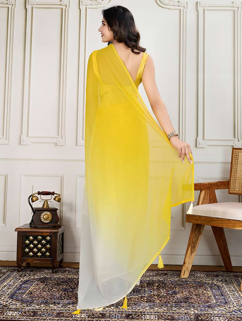 women ombre ready to wear saree with blouse - 21866037 -  Standard Image - 2